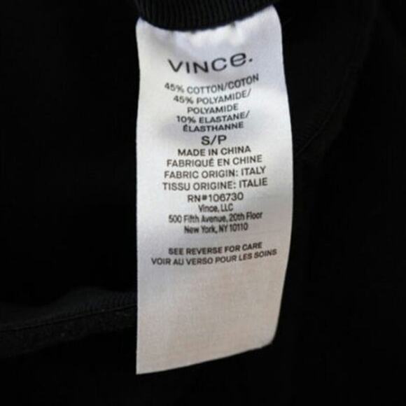 Vince Ladies Pull on Black, Size Small Side Zip Pants - Picture 2 of 3
